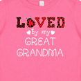 thumbnail image 4 of Inktastic Loved by My Great Grandma Cute Ladybug Boys or Girls Baby T-Shirt, 4 of 5