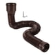 thumbnail image 2 of Extensiones de bajante para canaletas de lluvia para drenaje de agua de lluvia Extensor de bajante para marrón, 2 of 8