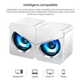 thumbnail image 2 of fastboy 2pcs portable Loudspeaker Kit USB Stereo Speaker For PC Smartphones Laptops, 2 of 7