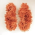 thumbnail image 3 of Mop Slippers Shoes 5 Pairs (10 Pieces) - Shoes Cover for Mop Dust Duster Slippers Cleaning Floor House Washable Floor Cleaning Tools Shoe Cover(Orange), 3 of 8