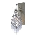 thumbnail image 1 of Maxim Twirl Wall Sconce Golden Silver Steel Crystal 1-Light CA Incandescent, 1 of 1