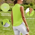 thumbnail image 4 of PINSPARK Golf Polo Shirts for Women UV Protection Tennis Tank Top Sleeveless V Neck Active Tops Quick Dry, 4 of 6