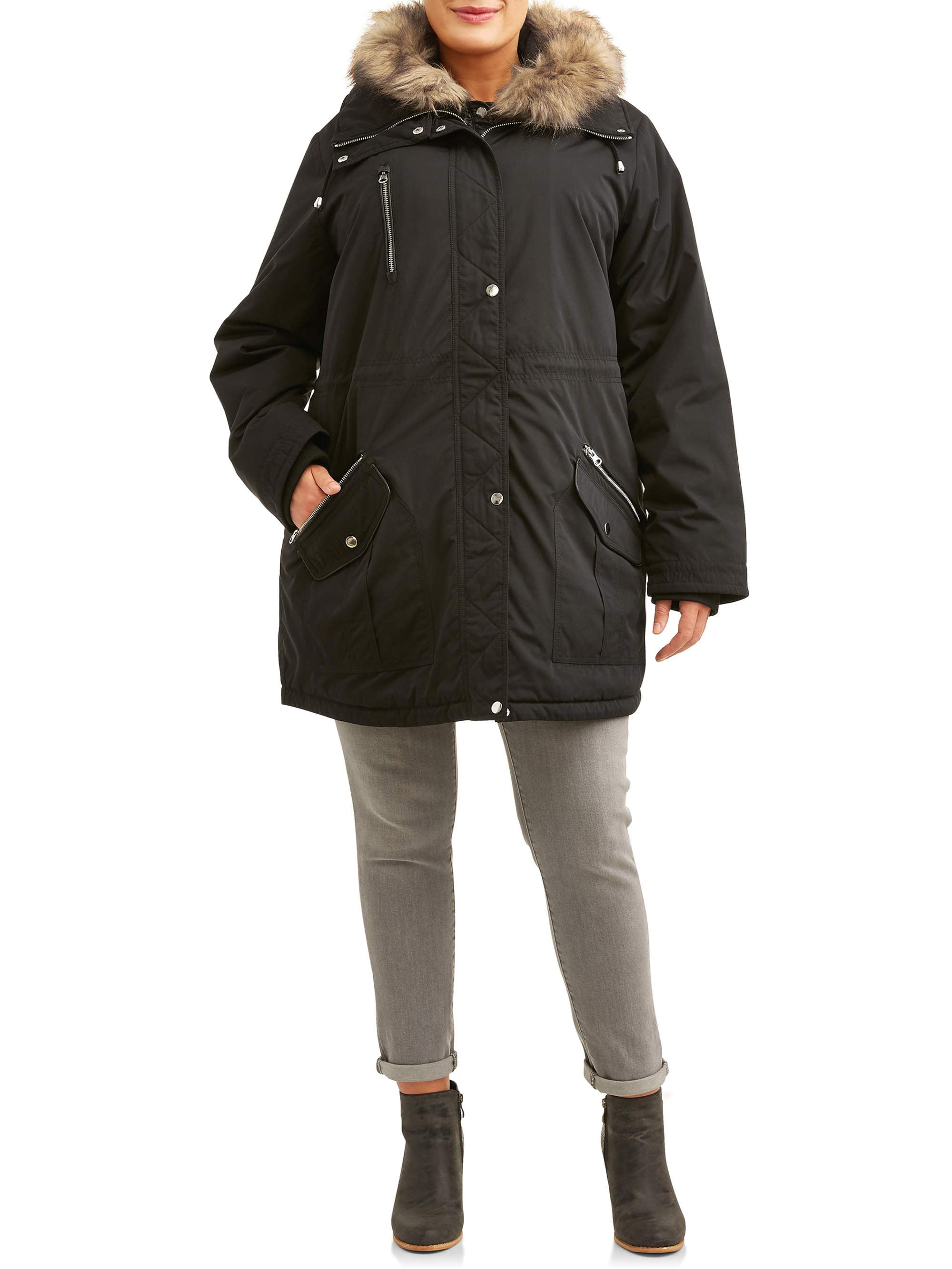 plus size anorak jacket walmart