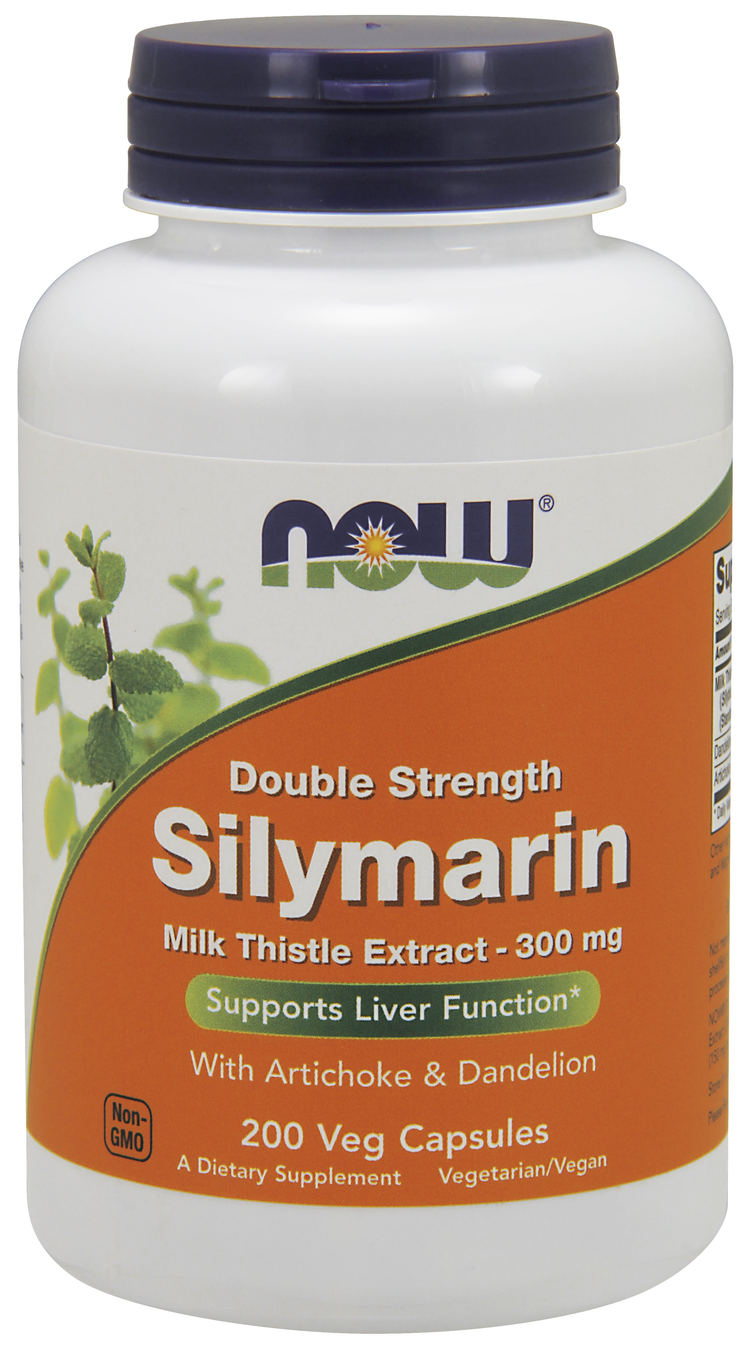 NOW Supplements, Silymarin Milk Thistle Extract 300 mg with Artichoke