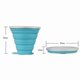 thumbnail image 5 of Collapsible Silicone Travel Cup with Lids - Portable Expandable Drinking Cup for Camping & Outdoor Use, 5 of 5