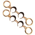 thumbnail image 1 of Purse Chain Replacement Alloy Bag Extender Circular Decorate Bag Various Occasions Handbag 2Pcs, 1 of 5