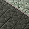 thumbnail image 6 of GEORGE OLIVE GREEN COLOR SPECIAL FABRIC ULTRA SLIM REVERSIBLE COMFORTER 1 PCS KING SIZE MADE IN MEXICO, 6 of 6