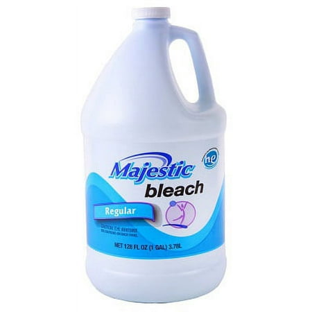 GREAT LAKES WHOLESALE 2260900064 Majestic Regular Scent Bleach, 128 fl. oz.