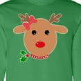 thumbnail image 4 of Inktastic Girl Reindeer Long Sleeve T-Shirt, 4 of 5