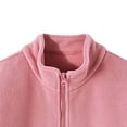 thumbnail image 3 of fatyb Fleece Jacket for Kids Long Sleeve with Pockets Boys Girls Full Zip Coat Lightweight Outerwear, 3 of 5