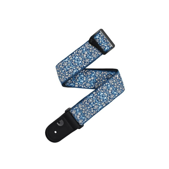 D'Addario Eco-Comfort Persian Woven Guitar Strap, Blue