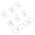 thumbnail image 2 of Fdit Mirror Cover Car Styling Air Conditioner Button Knob Cover Trim Replacement For ‑Benz E‑Class W212 2010‑15, 2 of 8