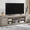 thumbnail image 2 of Ashley Furniture Naydell Wood TV Stand for TVs up to 105" in Light Gray, 2 of 12