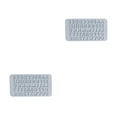 thumbnail image 3 of Wosthever Molde de silicona para dulces suaves con letras mayúsculas en inglés, molde artesanal para hornear Chocolate, gelatina, pastel, dulces, cocina, Type1 NO1 Wosthever CBP259503, 3 of 5
