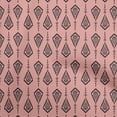 thumbnail image 1 of oneOone Cotton Flex Dark Peach Fabric Asian Floral Block Craft Projects Decor Fabric Printed By The Yard 40 Inch Wide, 1 of 4