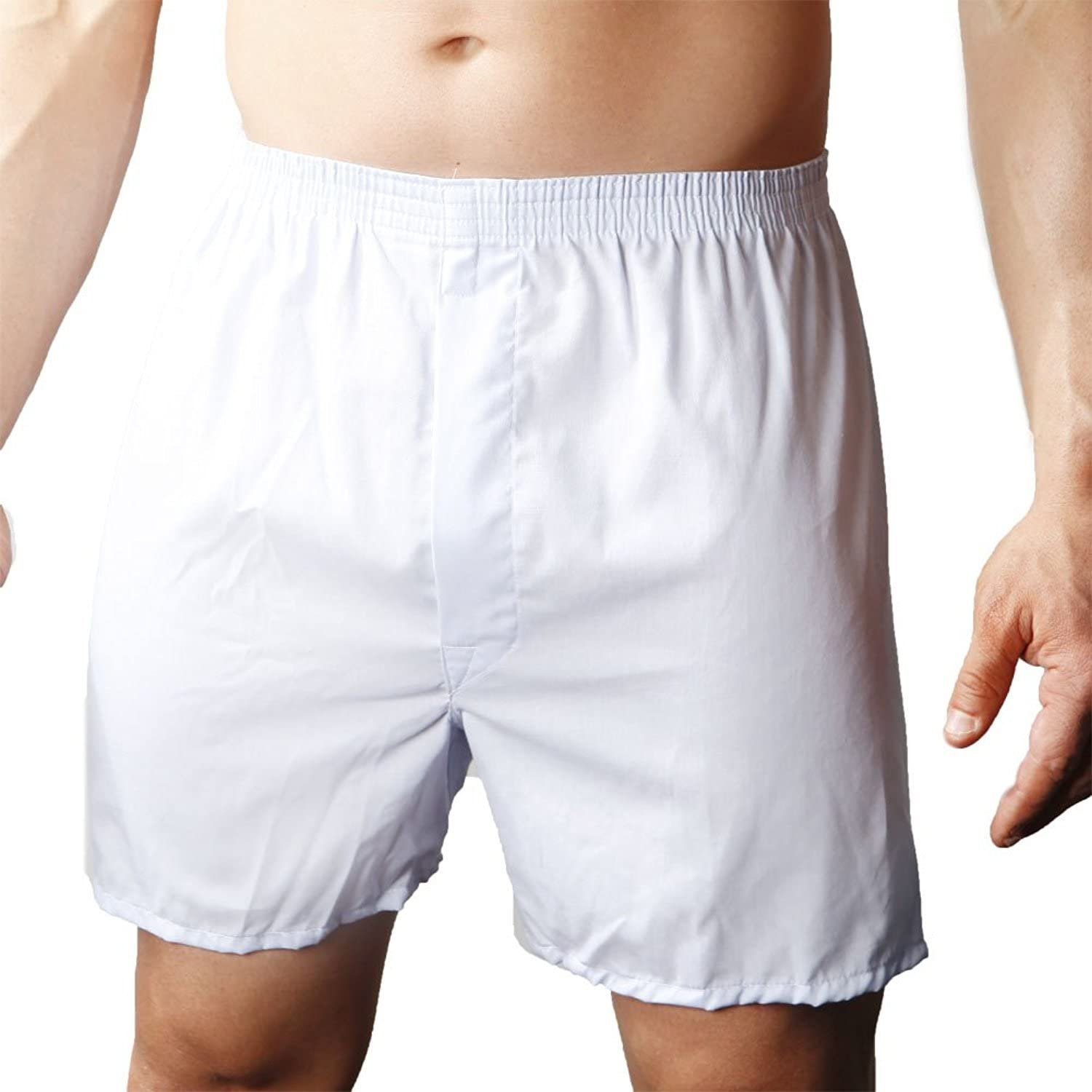 Players Players Men's Broadcloth Boxer ShortWhite6X