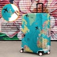 thumbnail image 5 of Travel Luggage Cover Luggage Protective Cover Fits 18-32 Inch Luggage Wheel Cover Patterned Travel Related Items Floral Luggage Cover Elastic Luggage Anti-scratch Luggage Cover Three Piece Set, 5 of 5
