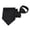 F, variant on Mens Solid Color Satin Necktie Classic Plain Smooth Silk Like Tie For Formal Business Office Wedding Party Groom Prom And Daily Wear,Black,One Size