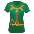 thumbnail image 1 of Christmas Shop - Camiseta navideña diseño de Duende Elfo para mujer señora (Verde), 1 of 2