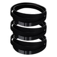 thumbnail image 1 of 3 Pack 540J8 PJ V-Ribbed Belt 8 Ribs 54" Length x 0.74" Width x 0.14" Height, EPDM Rubber Poly V Belt, Multi Wedge Micro V Belt, 1 of 5