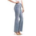 thumbnail image 2 of Jordache Women's High Rise Flare Jeans, Available in 27", 30", 32" Inseams, 2 of 3