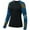 Black/Colorful Leaves, variant on Women’s UPF 50+ UV Sun Protection T-Shirt Long Sleeve Fishing Hiking Performance Shirts