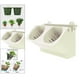 thumbnail image 5 of Cama de ín elevada vertical - inera para inería al aire libre e interior Perfecta para cultivar sus flores de hierbas vegetales en su Beige Soledad Jardinera de pared, 5 of 7