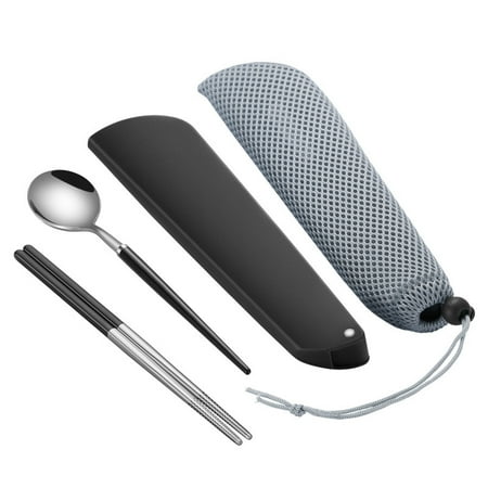 

Portable Utensils Cutlery Set Portable Camp Reusable Stainless Steel Flatware For Outdoor New
