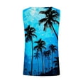 thumbnail image 5 of Titcea Womens Tank Tops Round Neck Sleeveless Summer Casual Graphic Tees Hawaiian Beach Holiday Palm Tree Printed T Shirts, 5 of 5
