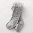 thumbnail image 4 of Baby Toddler Girls Boys Cable Knit Tights Cotton Footed Leggings Pantyhose Stocking Pants 0-6Years, 4 of 5