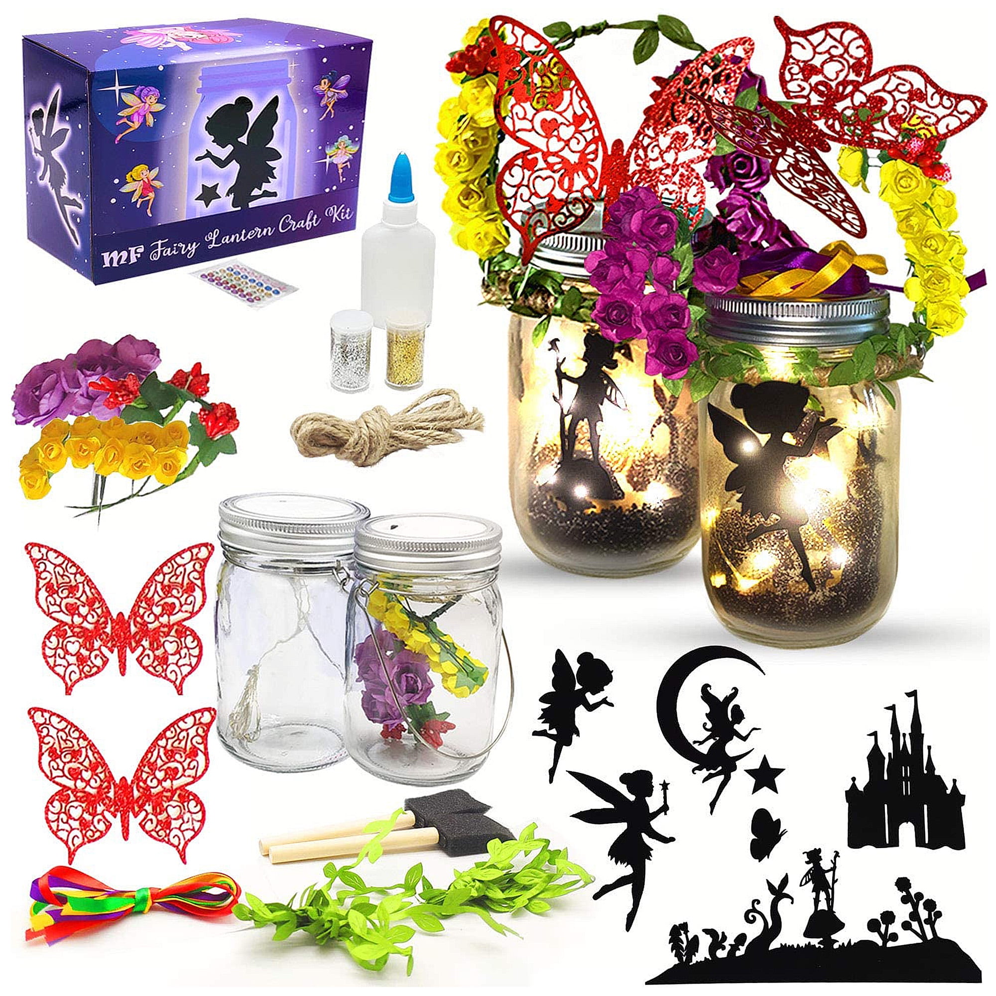 B Me Make Your Own Fairy Lantern Night Light Craft For Kids 3 DIY Fairy Jars 