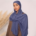 thumbnail image 2 of Head Scarf Solid Color Long Scarf Wrap Scarves Cotton Scarf For Women Fashion, 2 of 4