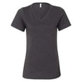 thumbnail image 1 of Bella Canvas 6405 Missy Jersey T-Shirt à Manches Courtes à Col en V, L, 1 of 3