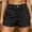 *Black, variant on Women's Breathable Shorts with Side Pockets ,Lightweight Everyday Shorts Beige,Women's Plus XL