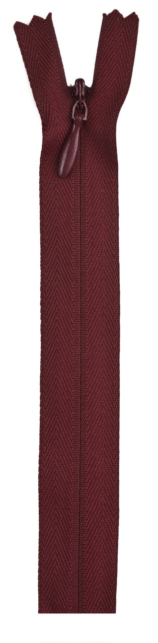 (2 pack) Coats & Clark 22" Polyester All Purpose Barberry Sewing Zipper, 1 Each