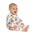 thumbnail image 3 of Mickey and Friends Baby Allover Print Romper with Long Sleeves, Sizes 0/3M-24M, 3 of 7