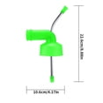 thumbnail image 4 of Bearachild Cerveza Snorkel Embudo Paja para beber Juegos de fiesta Gallinas Bucks Entertainment Bar Barra de herramientas verde Bearachild HA003018-04, 4 of 6