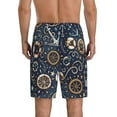 thumbnail image 3 of Bixox Men's Nautical printed lightweight casual shorts, soft sleep shorts with pockets., 3 of 7