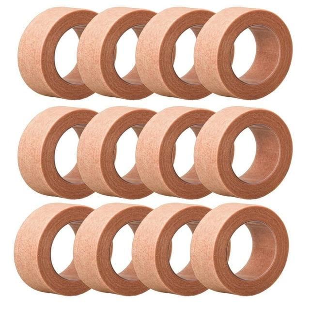 CUITING 8/Pk Professional Use Micropore Tape ½” x 10 yds Tan Surgical Rhinoplasty Shaping Medical Grade Paper Tape for Nose