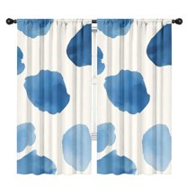 Blackout Kids Curtains,Blue and Grey Abstract Art Artwork Childrens Insulated Curtains Set Of 2,Bedroom Essentials,Toddler Room Decor 42x84in(106x213cm)