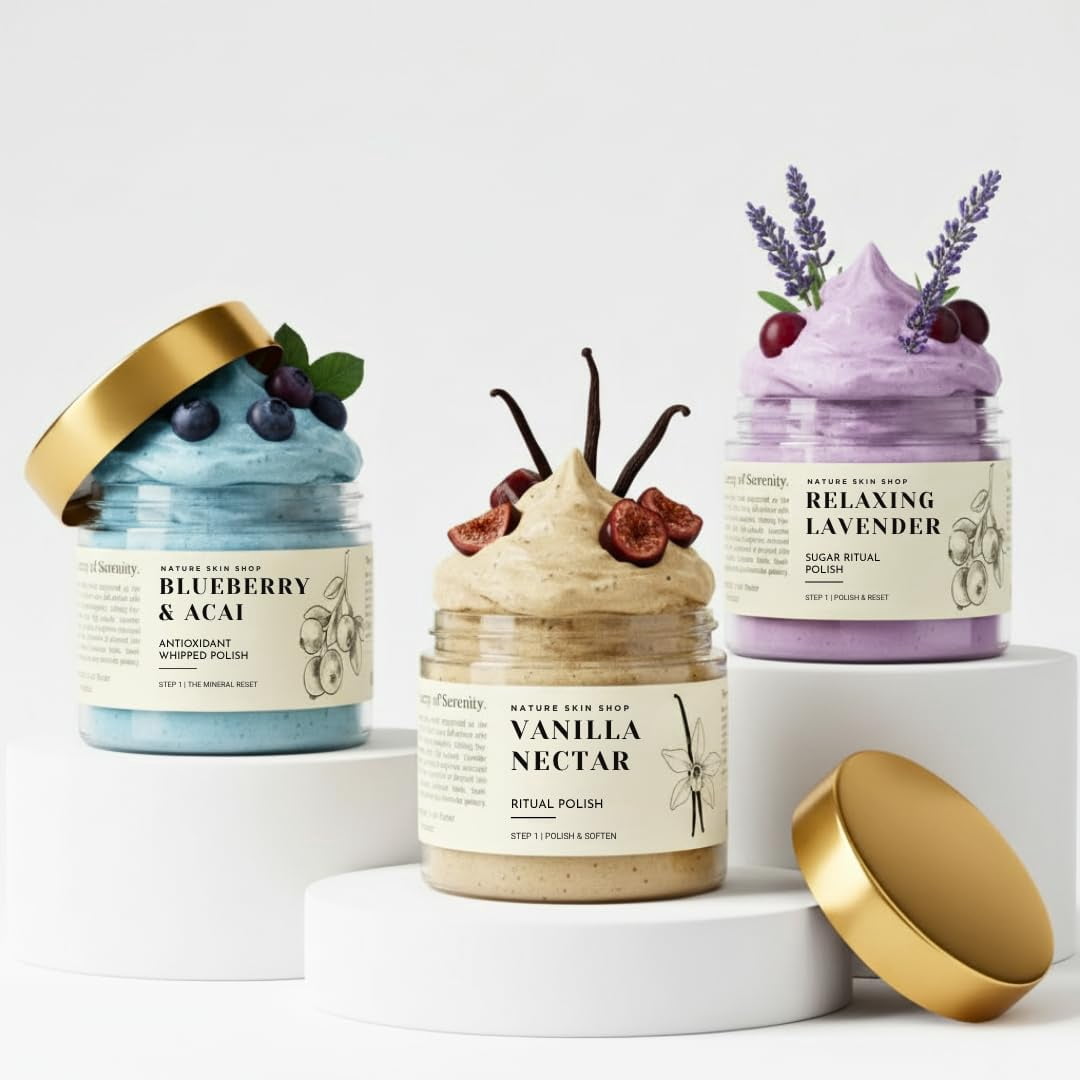 Nature Skin Shop Cotton Candy 8 oz Hydrating Scrub