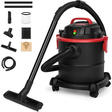 

3-in-1 wet and dry vacuum cleaner 5 gallon 5.5 hp maximum power wet and dry portable vacuum cleaner with blower function for garage car home and workshop