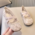 thumbnail image 4 of WNVMWI Summer Toddler Shoes Girls Mesh Dress Shoe Kids Mary Jane Flats Toddlers for Wedding Party Holiday Wear Rose Gold Size 9, 4 of 7