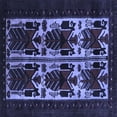 thumbnail image 1 of Ahgly Company Indoor Square Persian Blue Traditional Area Rugs, 4' Square, 1 of 4