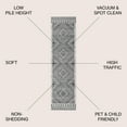 thumbnail image 2 of JONATHAN Y MOH200C-220 Amir Moroccan Beni Souk Gray/Cream 2 ft. x 20 ft. Runner Rug, Bohemian Scandinavian, Pet Friendly, Stain Resistant, Easy to Clean, for Living Room; Kitchen, Bedroom, 2 of 7