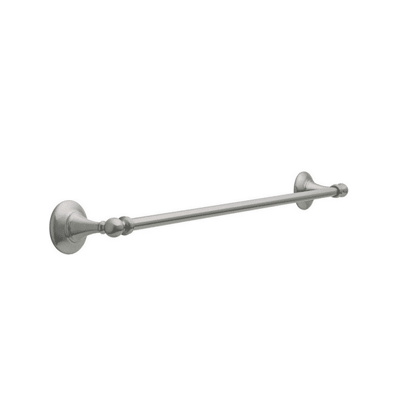 DELTA GRE18-BN Greenwich II Bath Hardware 18" Towel Bar Satin Nickel
