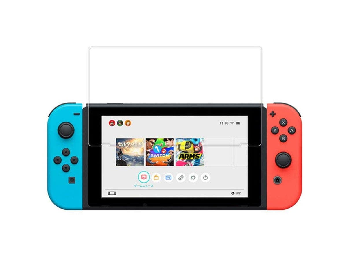 Nintendo Switch Tempered Glass Screen Protector x 1 - Layered Protection, Non-scratch, Designed to be used with a Stylus or Other Pointed Objects