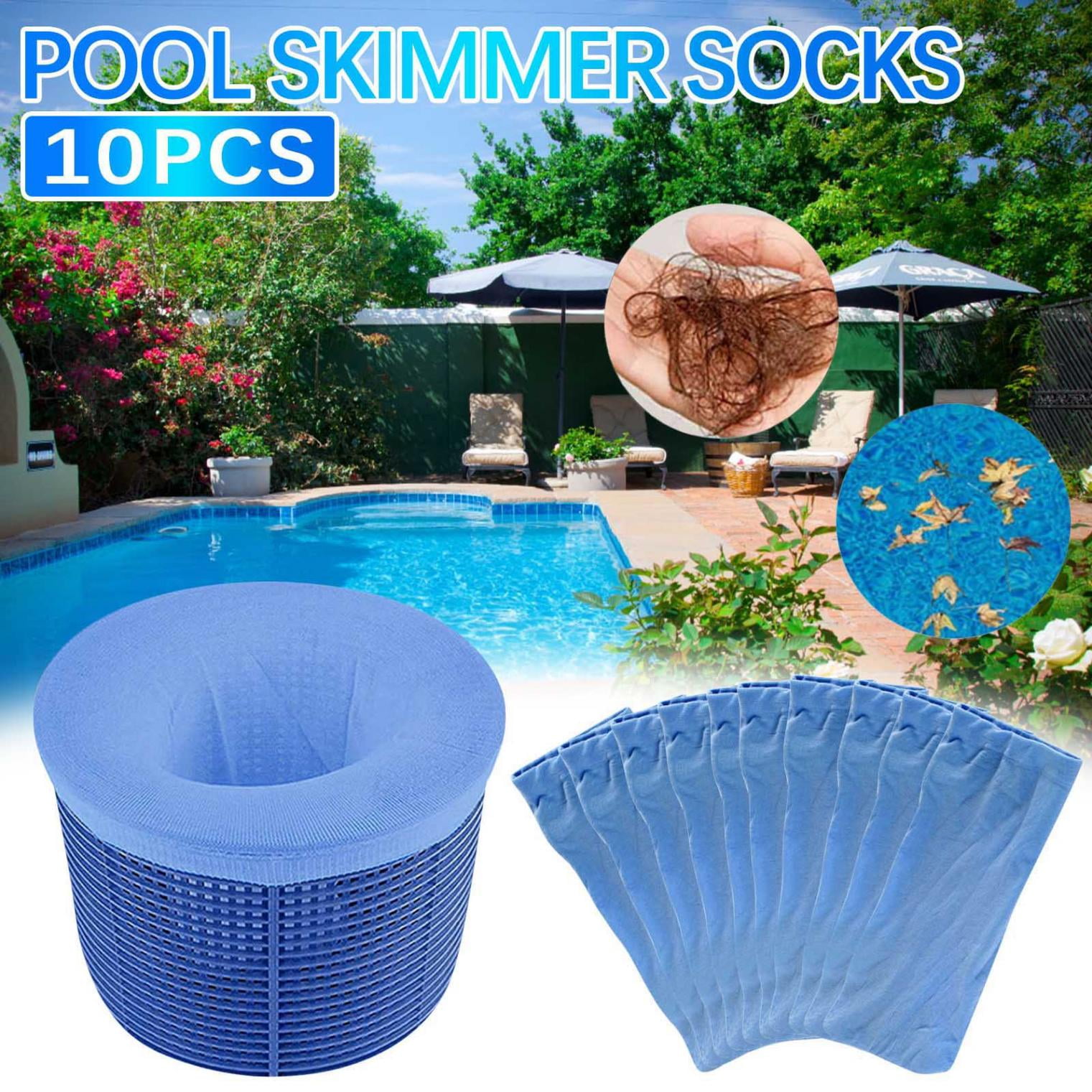 QISIWOLE 5/10Pack of Pool Skimmer Socks Skimmers Cleans Leaves for In