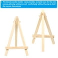 thumbnail image 3 of Uxcell 5.9" Wooden Art Easel Display Stand Portable Tripod Holder Canvas Frame for Drawing Painting Art Studio 4 Pcs, 3 of 6