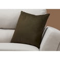 thumbnail image 2 of Pillows 18 X 18 Square Accent Sofa Couch Bedroom Polyester Green, 2 of 4